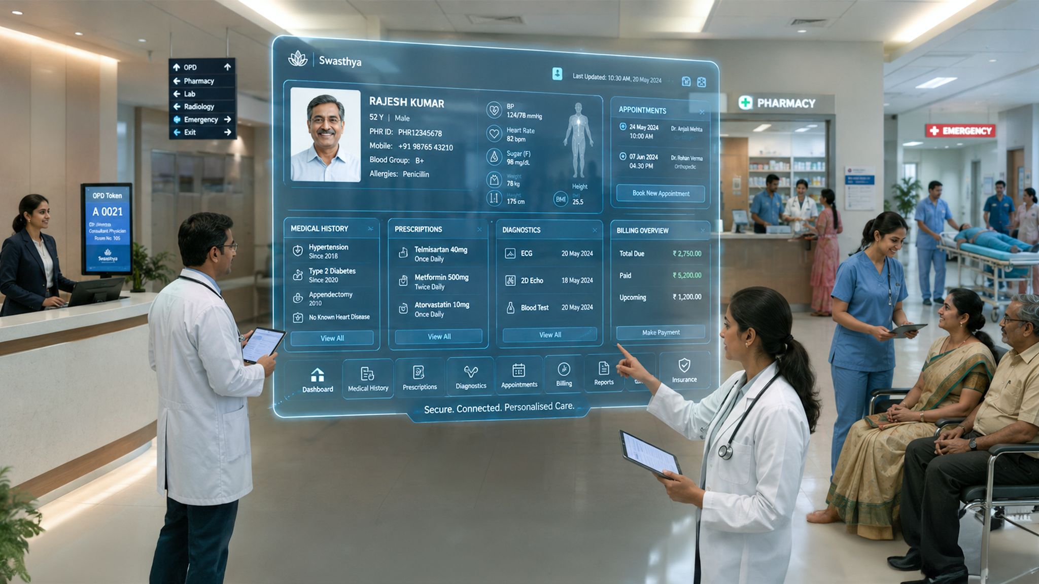 ABDM-Compliant Hospital Software